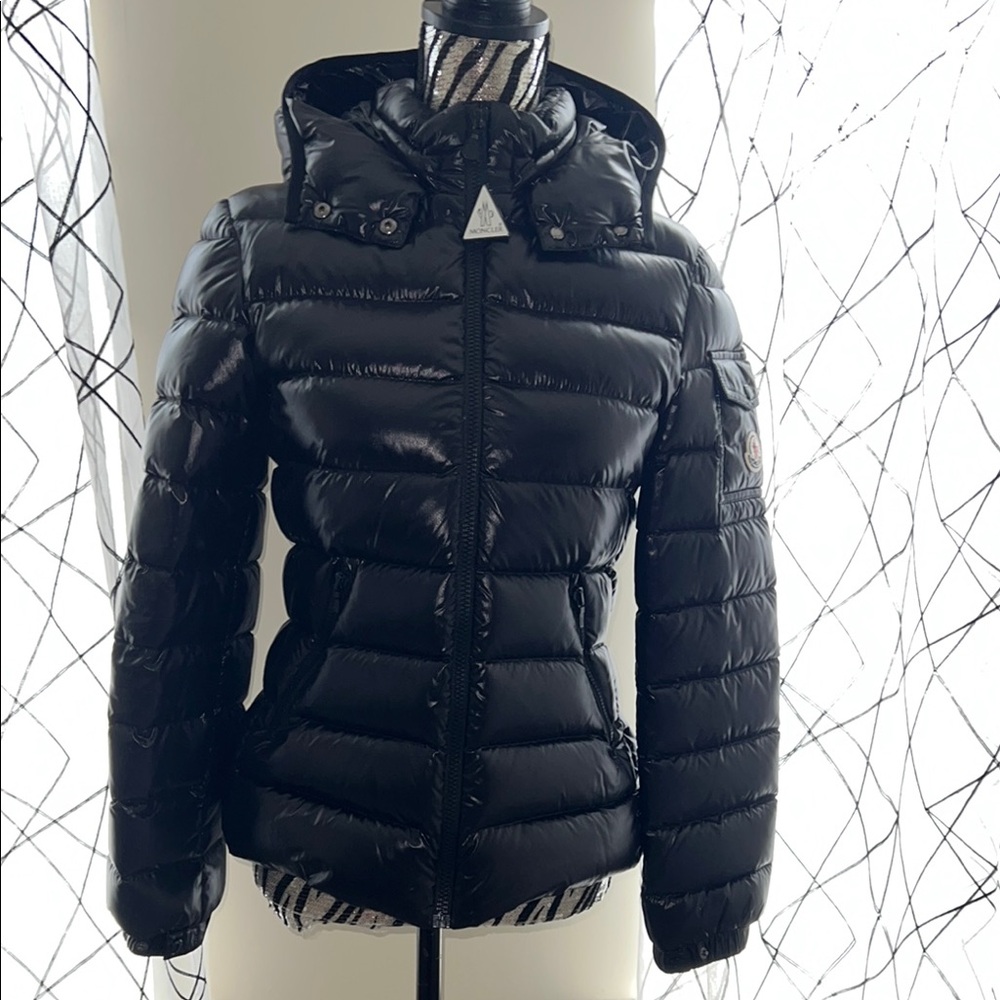 Moncler Bady Giubbotto Big Boys Down Jacket Black Size 14